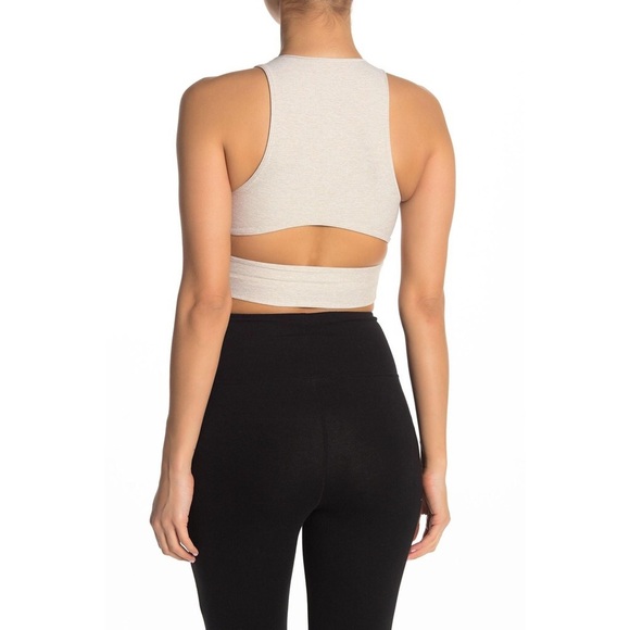 Outdoor Voices XS Crop Top Cream Gray - Picture 2 of 9